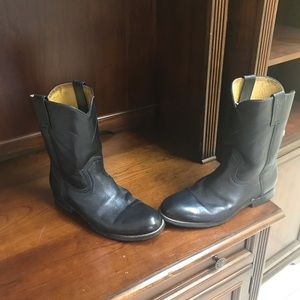 Men’s Black leather Express Rider Boots.
